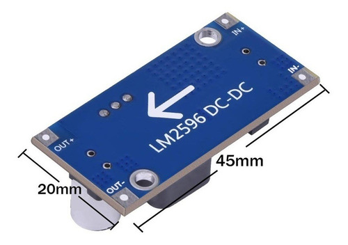 Módulo Conversor Dc/dc Step Down Lm2596 Dc-dc Arduino Pic Ci
