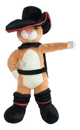 Peluche Gato Con Botas Con Capa