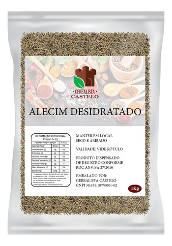 Alecrim Desidratado 1kg Alta Qualidade Promoção