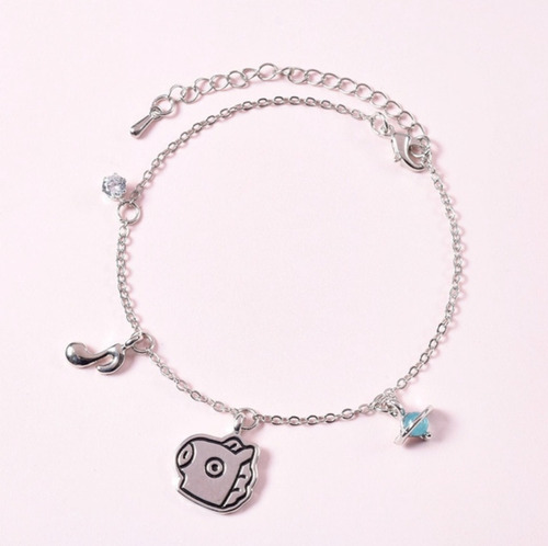 Brazalete Pulsera Mang De Bt21 Bts Kpop Moda Coreana Unisex 