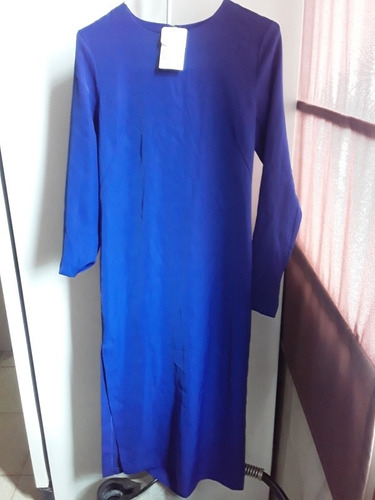 Vestido Dama H&m Talla 4 Azul Importado 