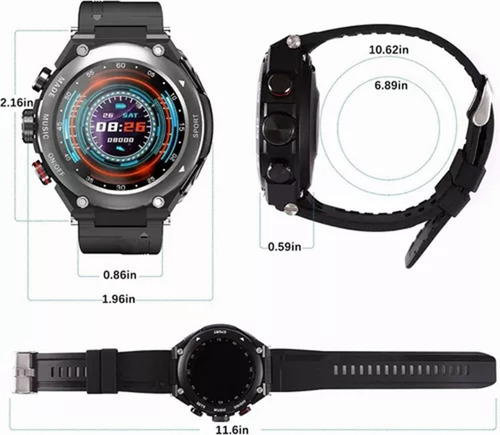 Reloj Inteligente 2 En 1 Con Audífonos Bluetooth Tws Para Xi