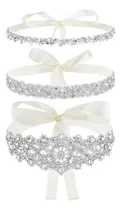 Comprar  Jecery 3 Peças De Strass Faixa De Casamento De Noiva Faixa 