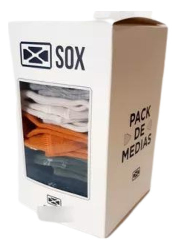 Medias Sox Allweek Gift Pack Semanal Envío A Todo El País