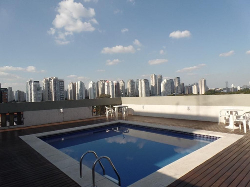 Imagem 15 de 29 de Apartamento Duplex Com 1 Dorm À Venda, Mobiliado 50 M² Por R$ 530.000 - Brooklin Paulista- São Paulo/sp - Ad0210