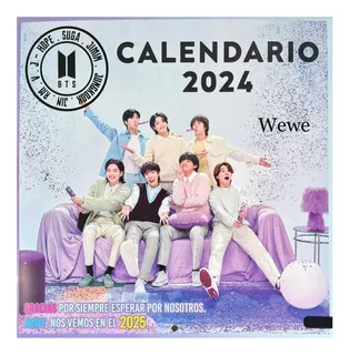 Revista Calendario 2024 Bts, Modelo 1