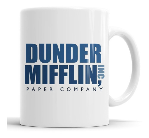 Taza Dunder Mifflin - The Office - Logo Azul