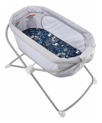 Fisher-price Cuna Moisés Portátil Con Melodias Y Vibraciones