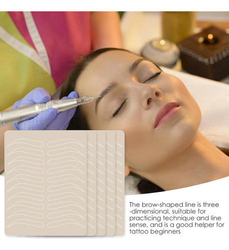 Piel Sintetica Para Microblading Pack De 6 Unidades