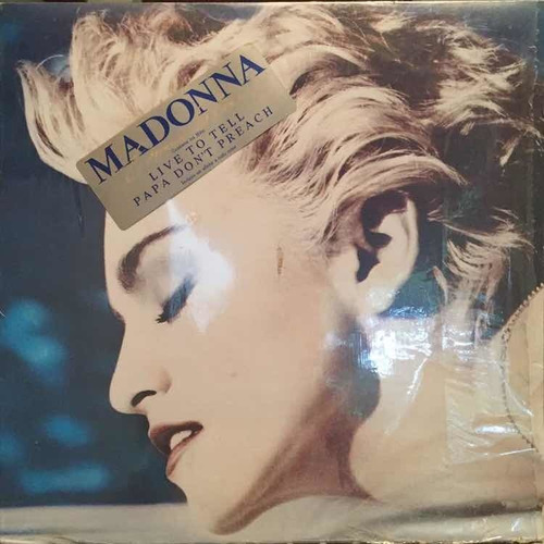 Disco Lp - Madonna / True Blue. Album (1986)