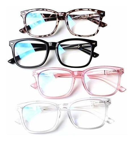 Henotin 4-pack De Gafas De Lectura De Bloqueo De Luz Azul Mu