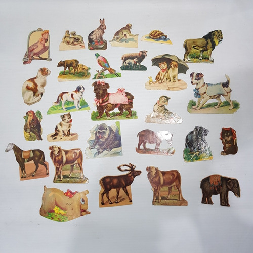 Antiguas Figuritas 1920 Troquel Litogr Animales Mag 60236