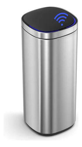 Songmics Bote De Basura Automático 49 L Acero Inoxidable Mmg