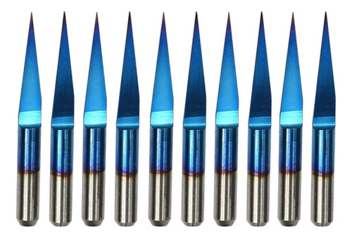 . Brocas De Grabado De Pcb De 3.175 Mm 25 Grados 0.3 Mm