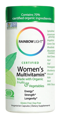 Rainbow Light Certified Women's Multivitamin (2 Frascos)