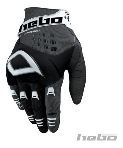 Guantes Para Motociclista Hebo Strike Pro Negros Rider One