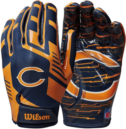 Guantes Wilson Nfl Chicago Bears Infantil Junior M