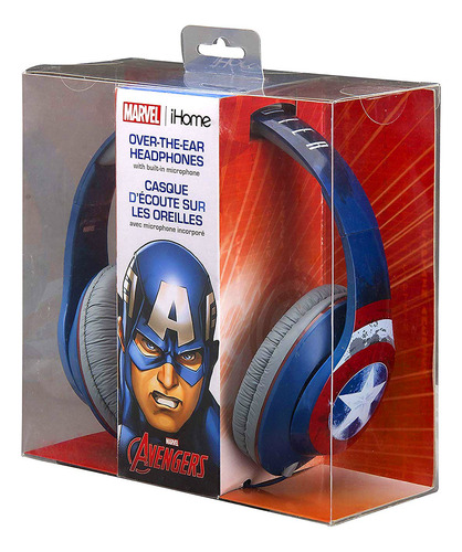 Auriculares Vincha Capitán America Vi-m40ca Universo Binario