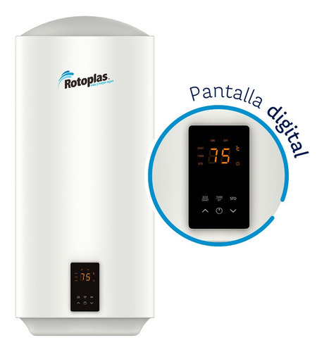 Terma Eléctrica Rotoplas De Acumulación Ecosmart Plus 80 L
