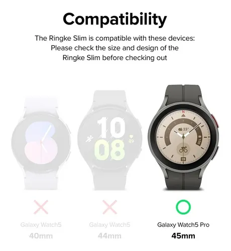 Funda Compatible Con Samsung Watch 5 Pro 45mm Galaxy Case