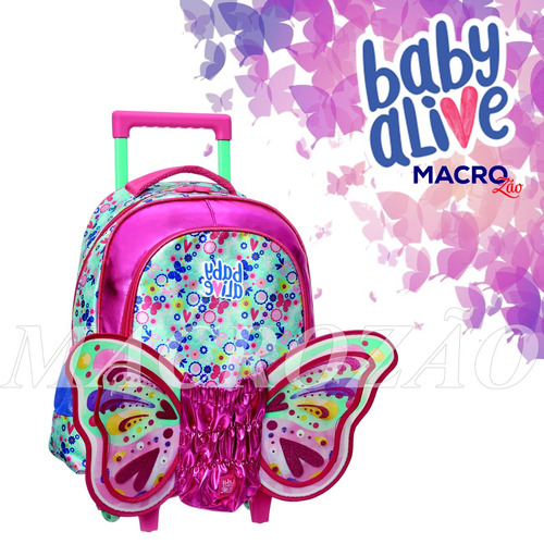 Mochila Inf Carrinho 980b02 Pacific Baby Alive Butterfly M 