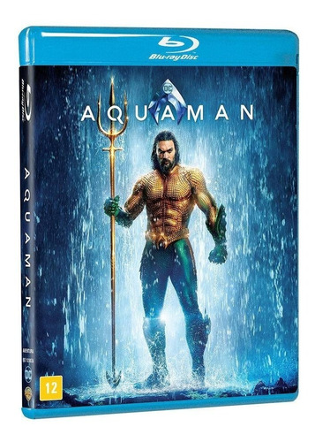 Blu-ray Original Aquaman - Lançamento Dc 2019 Novo E Lacrado