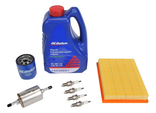 Kit De Afinación Chevy Acdelco (aceite 3.78litros 15w40)