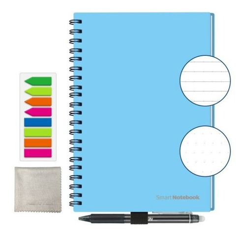 Cuaderno Eco-inteligente Reutilizable A4 28cmx21,5cm 50pags