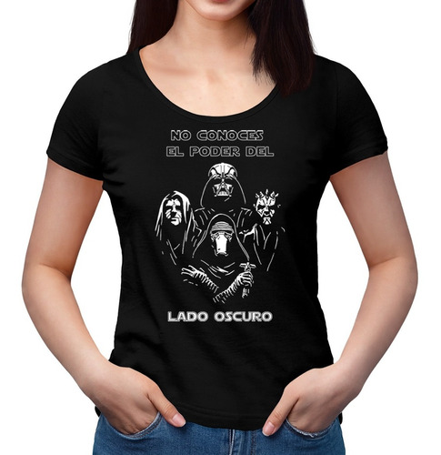 Polera Star Wars - Escotada - Dark Vader - Lado Oscuro