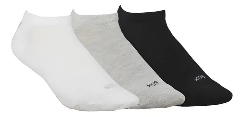 comprar Medias Sox ® Cortas Tripack Soquetes Algodón Unisex Pack X 3