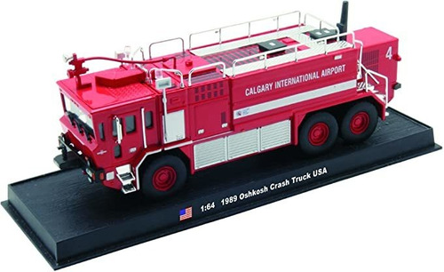 Oshkosh Crash Camión De Bomberos Diecast 1:64 Modelo (amer.