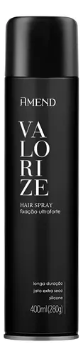 Amend Laque Fixador Hair Ultraforte Valorize 400ml | MercadoLivre