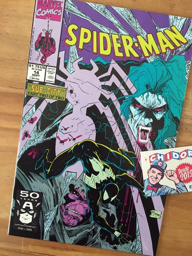 Comic - Spider-man #14 Todd Mcfarlane Morbius