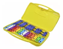 Comprar Metalofono Cromatico Infantil Escolar 25 Notas Musicales Color Amarillo