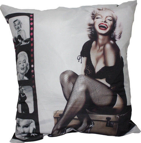 Capa De Almofada 50x50cm Marilyn Monroe Cinema Vintage R2