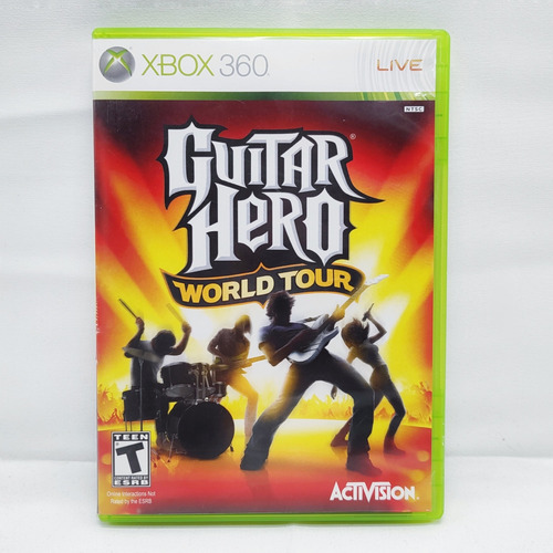 Guitar Hero World Tour Xbox 360 Físico Completo Con Manual