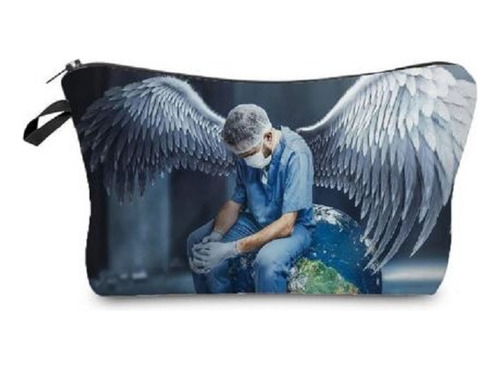 Bolsa De Maquillaje Con Estampado De Enfermera