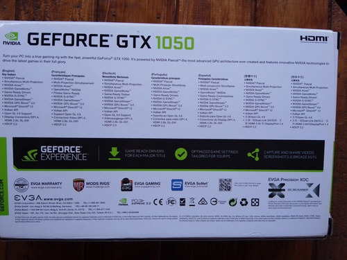 Placa De Video Nvidia Evga Gtx 1050 3gb (Usado)