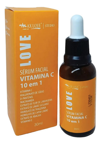 Sérum Facial 10 Em 1 C/ Vitamina C + 9 Ativos Hidratante