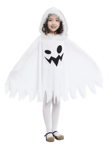 Brcus Kids White Ghost Disfraz De Halloween Para Nios De 4 A