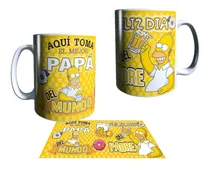 Comprar Taza Regalo Para El Mejor Padre Homero Simpson. Los Simpsons