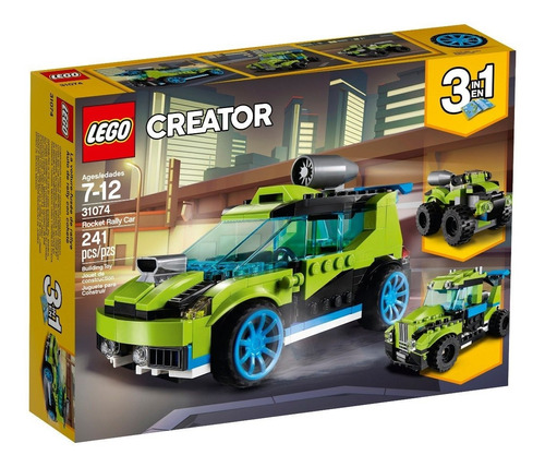 Lego Creator 3en1 31074 Auto Rally Con Cohete Mundo Manias