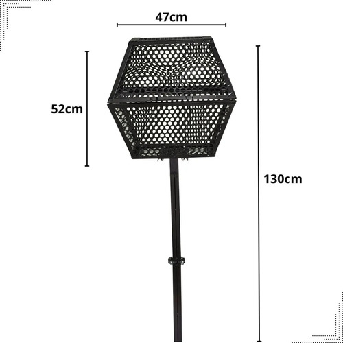 Lixeira Para Calçada E Rua Embutir Com Tampa Resistente