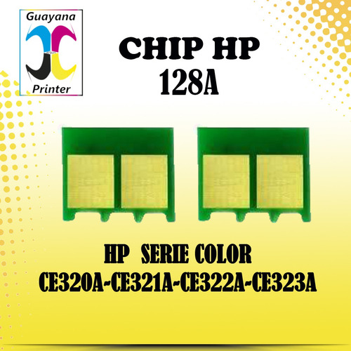 Chip Hp Serie 128a Ce320a Ce321a Ce322a Ce323a Cm1415 Cp1525