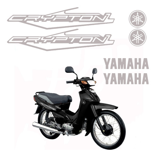 Kit Calcos Stickers Vinilo Para Yamaha Crypton / New Crypton