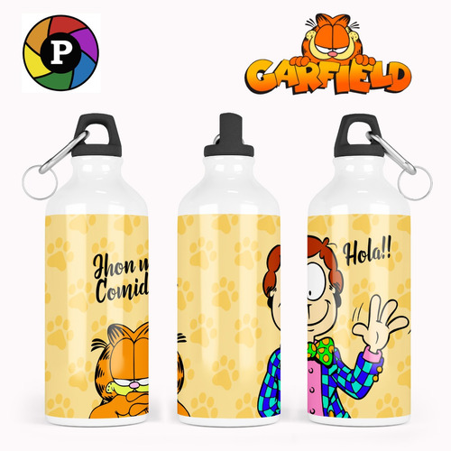 Botella Deportiva Garfield - Varios Modelos