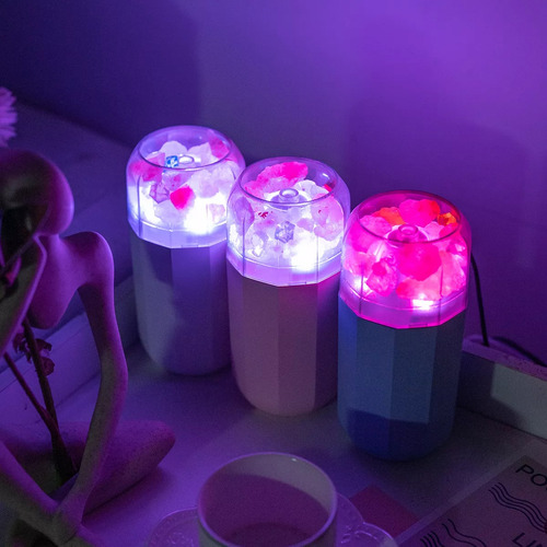 Pequeño Humidificador De Aromaterapia Con Luz Nocturna A+