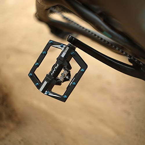 Pedales Spd De Doble Plataforma Funn Mamba, Montaje Con Clip