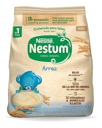 Cereal Infantil Nestle Nestum Arroz 225g