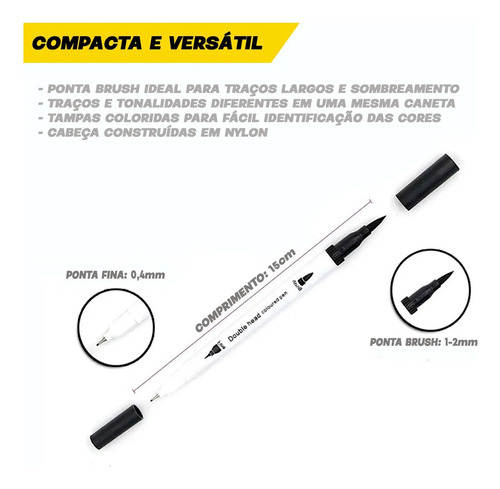 A Bolígrafo De 24 Pinceles Con Punta De Bolígrafo Para